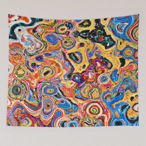 Item preview, Dynamic and Vibrant Abstract Pattern designed and sold by Health And Fitness Posts e-Store.