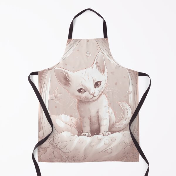 Item preview, Cute kitten is sitting on the bed. designed and sold by osadchyii.