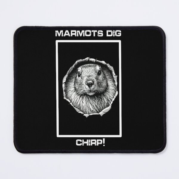 Item preview, Marmots dig, chirp! designed and sold by GroundhogMs.