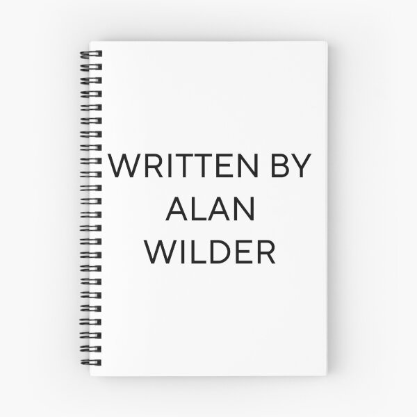 Item preview, Written By Alan Wilder designed and sold by PockyAndPinatas.