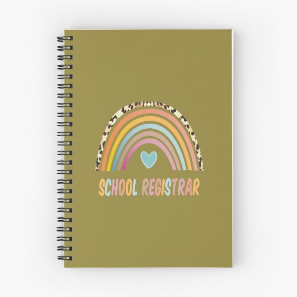 Item preview, School Registrar Rainbow Leopard Back To School  	 designed and sold by pamejzpf40.