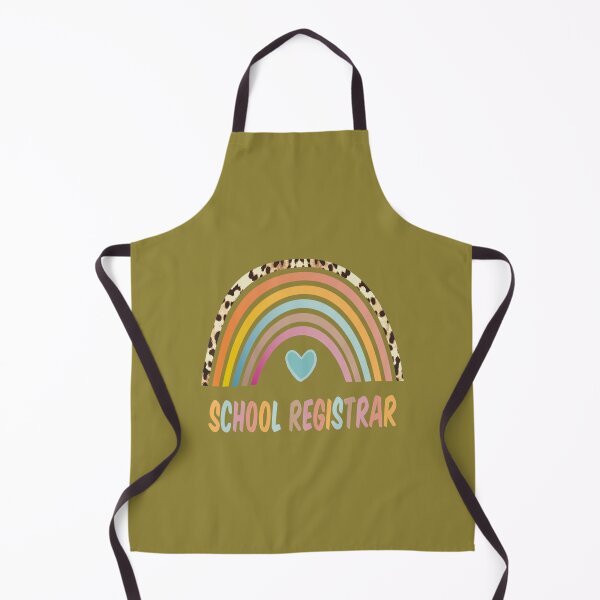 Item preview, School Registrar Rainbow Leopard Back To School designed and sold by pamejzpf40.