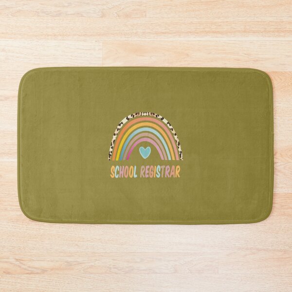 Item preview, School Registrar Rainbow Leopard Back To School  	 designed and sold by pamejzpf40.
