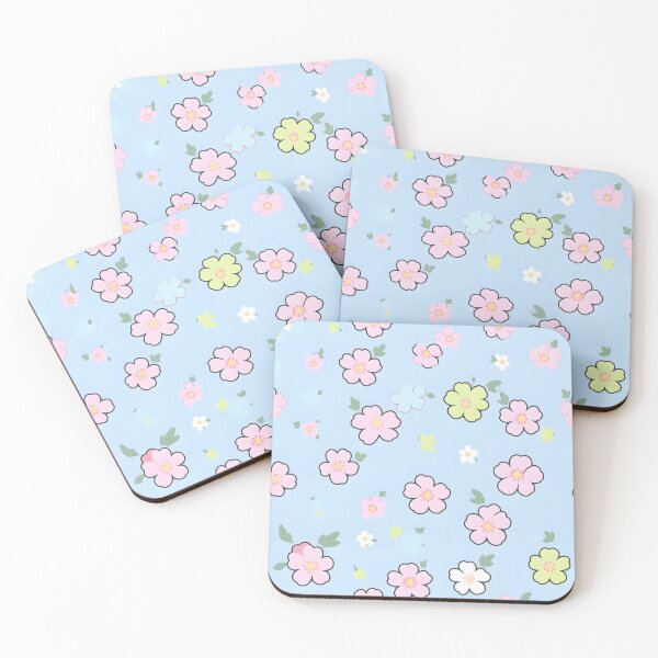 Item preview, Kawaii Minimalistic Pastel Japanese Flowers | Kawaii Flowers | Cute Flower designed and sold by BoredF.