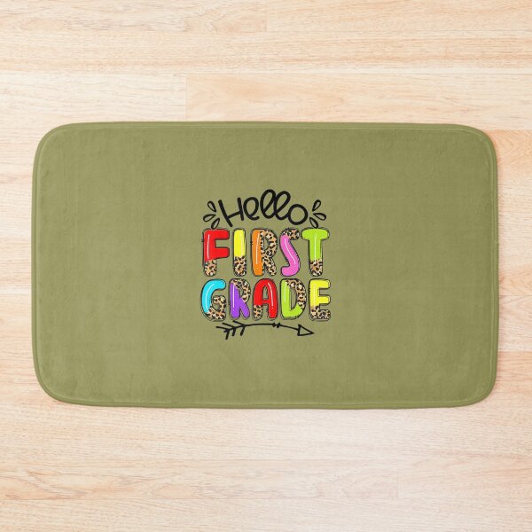 Item preview, Hello First Grade Leopard 1st Grade Back To School 	 Kid 	 	 designed and sold by adfbyohu11.