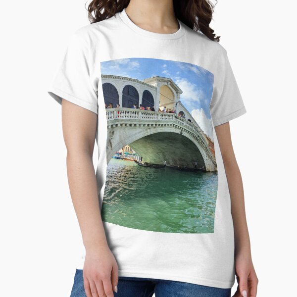 Venice Rialto Bridge view Classic T-Shirt