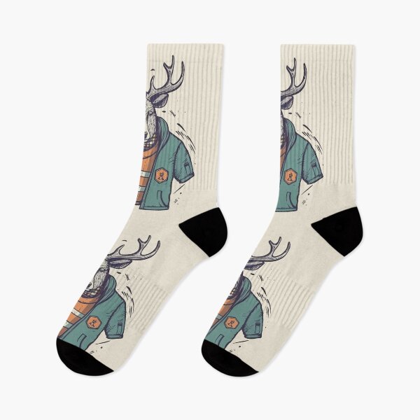 Item preview, Retro Hipster Deer designed and sold by Amir Faysal.