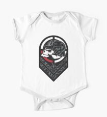 Metall-Mulisha-Schädel-Armee Baby Body Kurzarm