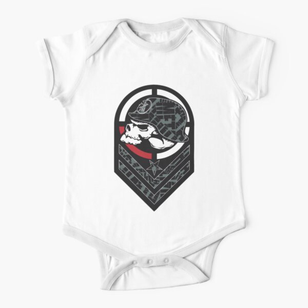 Metal mulisha skull army Short Sleeve Baby One-Piece