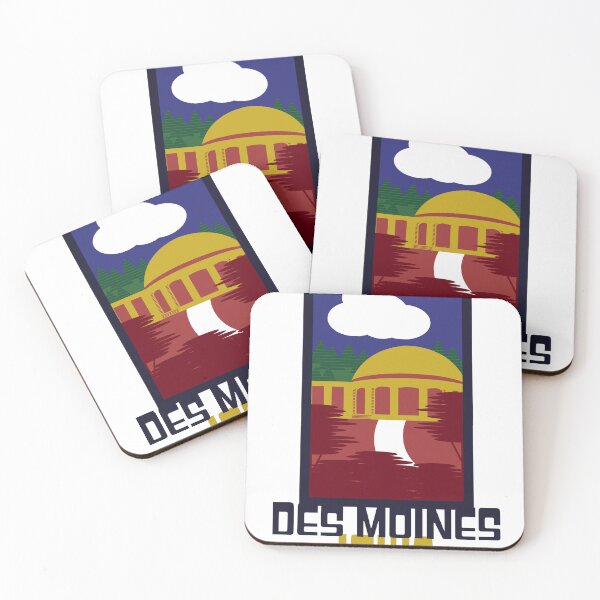 Item preview, Des Moines Skyline designed and sold by Clever City Creations | where beyond apparel.