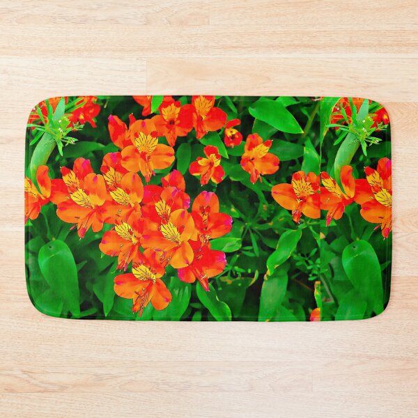 Item preview, Vibrant Orange flowers summer pattern designed and sold by santoshputhran.