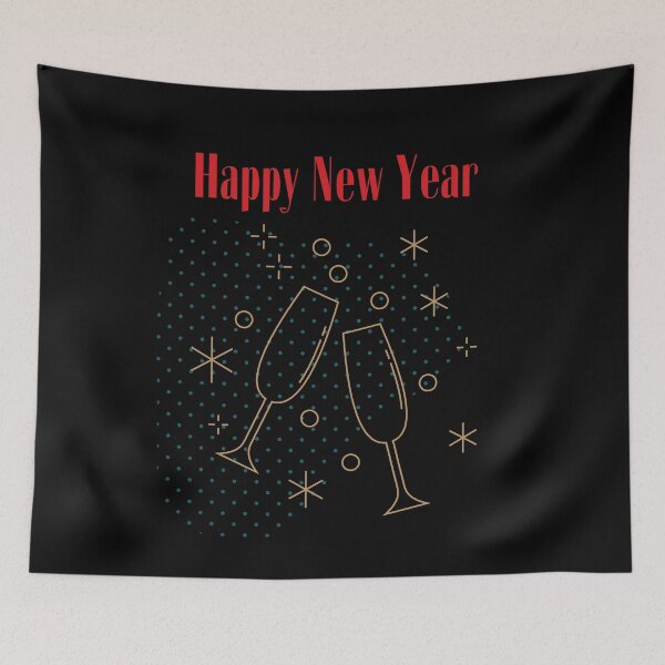 Item preview, Happy New Year designed and sold by Tw1nsAIArt.