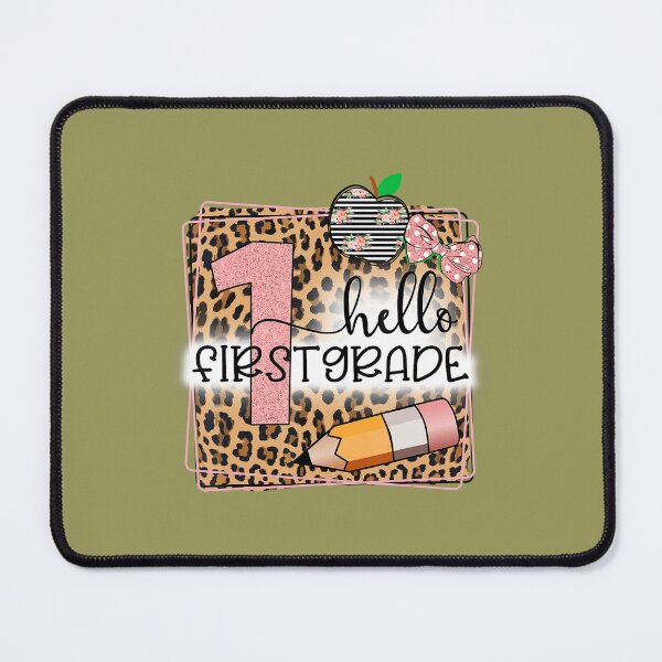 Item preview, Hello First Grade Leopard Print 1St Grade Back To School designed and sold by adfbyohu11.