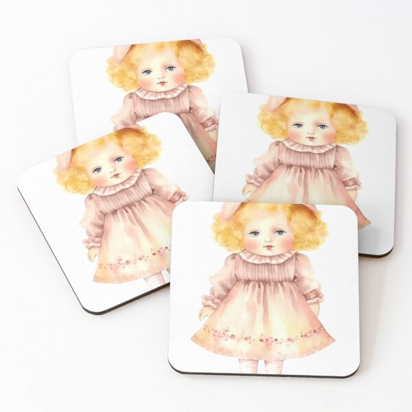 Item preview, Vintage Doll Clipart, Antique Toy Series, Retro Plaything Art, Classic Doll Imagery, Old Fashioned Doll Collection designed and sold by CoolorPaint.