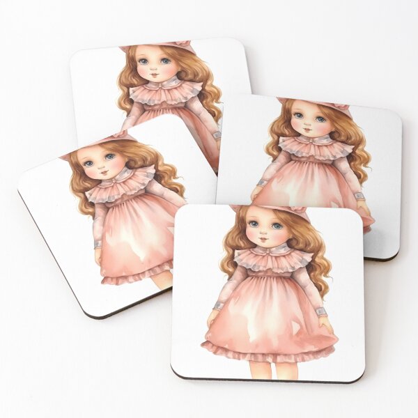 Item preview, Vintage Doll Clipart, Antique Toy Series, Retro Plaything Art, Classic Doll Imagery, Old Fashioned Doll Collection designed and sold by CoolorPaint.