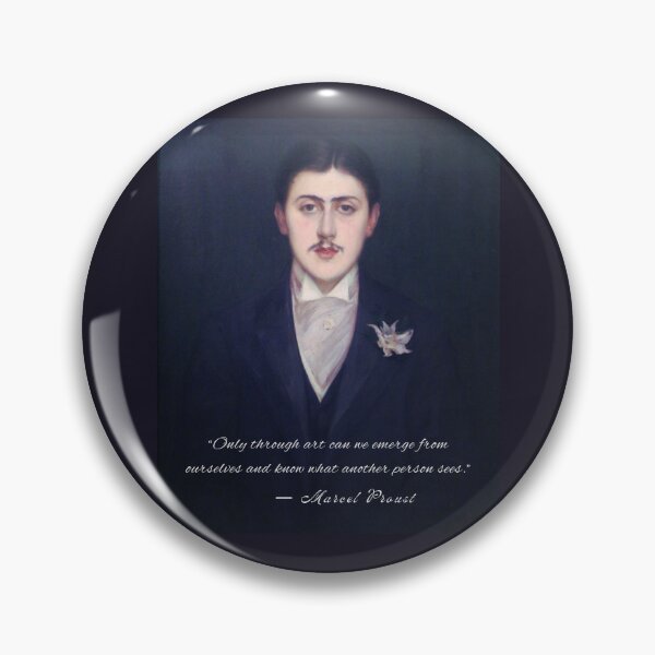 Item preview, Marcel Proust quote: Only through art can we emerge from ourselves and know what another person sees. designed and sold by artbleed.