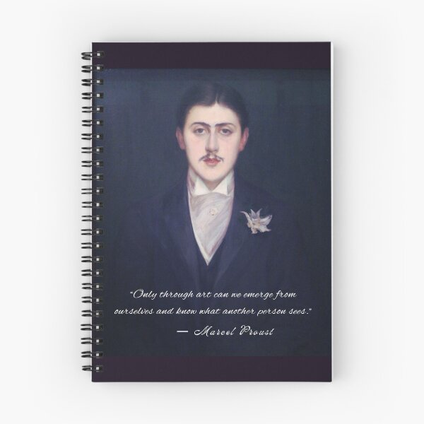 Item preview, Marcel Proust quote: Only through art can we emerge from ourselves and know what another person sees. designed and sold by artbleed.