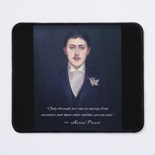 Item preview, Marcel Proust quote: Only through art can we emerge from ourselves and know what another person sees. designed and sold by artbleed.