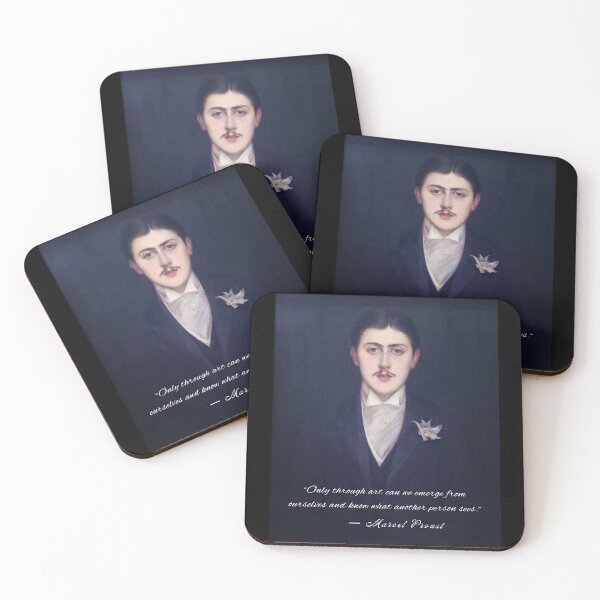 Item preview, Marcel Proust quote: Only through art can we emerge from ourselves and know what another person sees. designed and sold by artbleed.