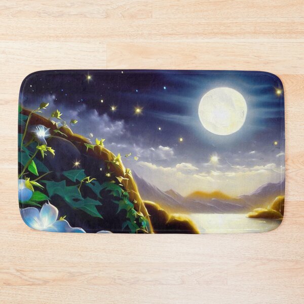 Item preview, "Night Bloom: Celestial Radiance in Moonlight" designed and sold by CHRIST5000.