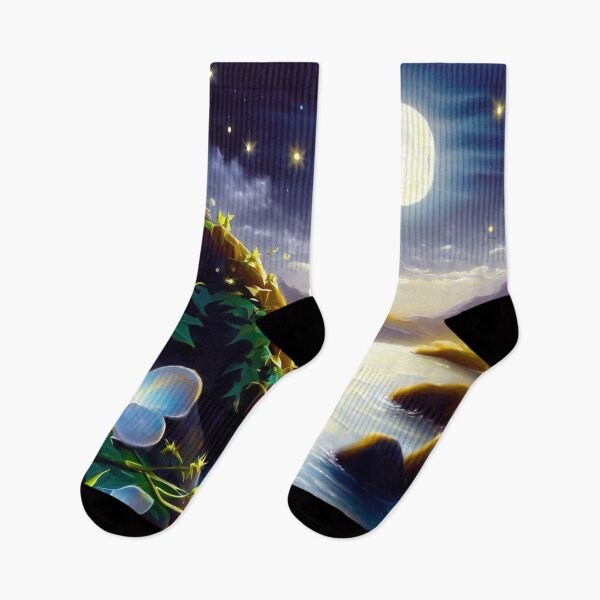 Item preview, "Night Bloom: Celestial Radiance in Moonlight" designed and sold by CHRIST5000.
