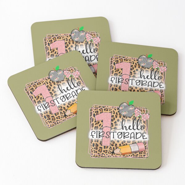 Item preview, Hello First Grade Leopard print 1st Grade Back To School 	 	 designed and sold by adfbyohu11.