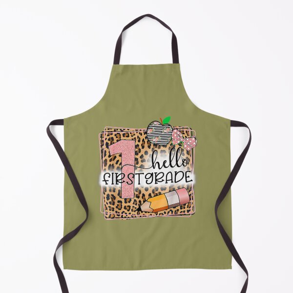 Item preview, Hello First Grade Leopard print 1st Grade Back To School designed and sold by adfbyohu11.