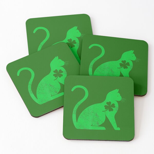 Item preview, Cat Shamrock Heart St Pattys Day Kitty Lover 		 designed and sold by gatpbkonnyb21.