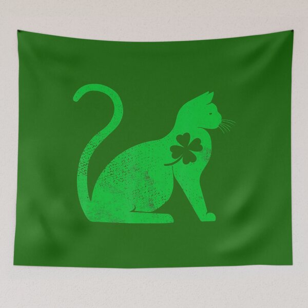 Item preview, Cat Shamrock Heart St Pattys Day Kitty Lover 		 designed and sold by gatpbkonnyb21.