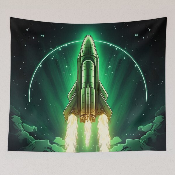 Item preview, A rocket in a fictional world designed and sold by GrexDesigns.