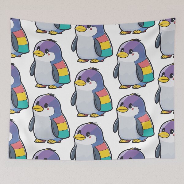 Item preview, cartoon cute penguin lgbtqia+ designed and sold by loaitebac.