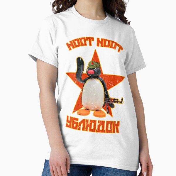 Vista previa del artículo con la obra «Camarada Pingu - noot noot motherfurs», diseñado y vendido por loaitebac.