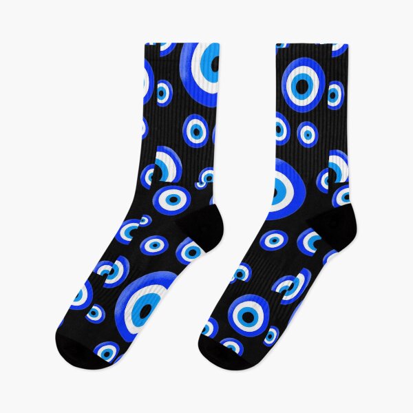 Item preview, Black background with Turkish eyes. designed and sold by DoggyBlue.