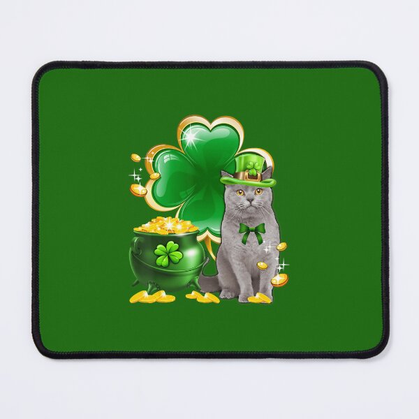 Item preview, Cat Shamrock St Patricks Day Cat Meowy Irish 	 		 designed and sold by gatpbkonnyb21.
