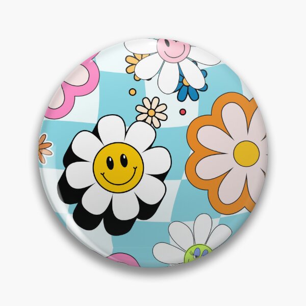 Item preview, Retro Smiley Aesthetic Daisy Face Vintage Floral Flowers Pink Custom Phone Case designed and sold by JoyTop.