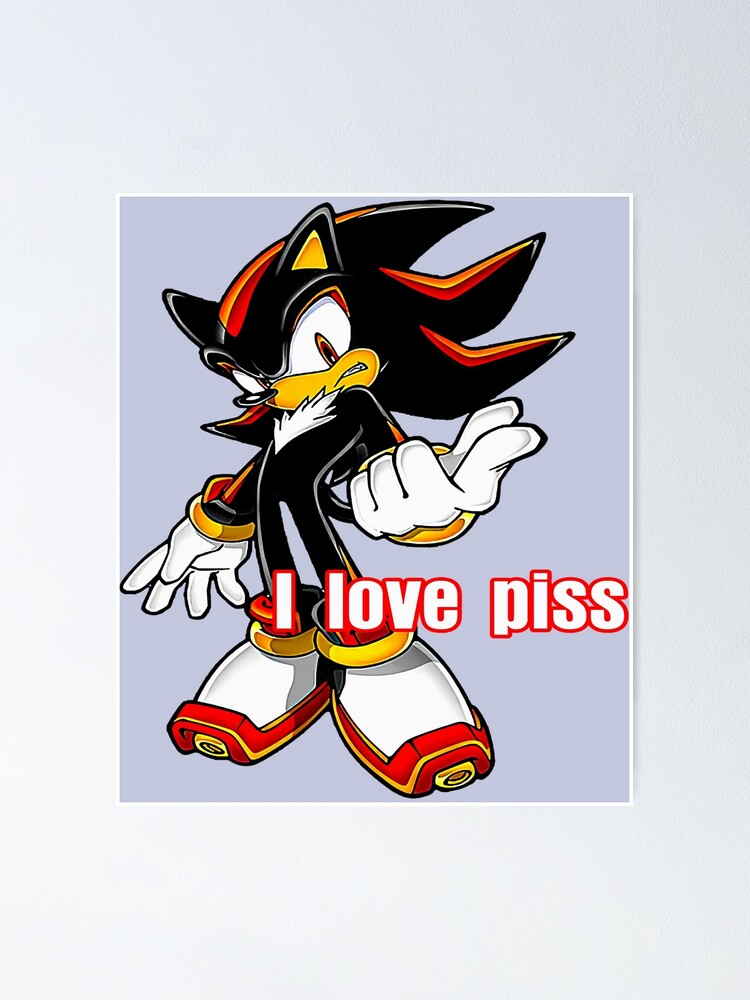 Shadow the hedgehog (12) Poster for Sale by CYBERLUST