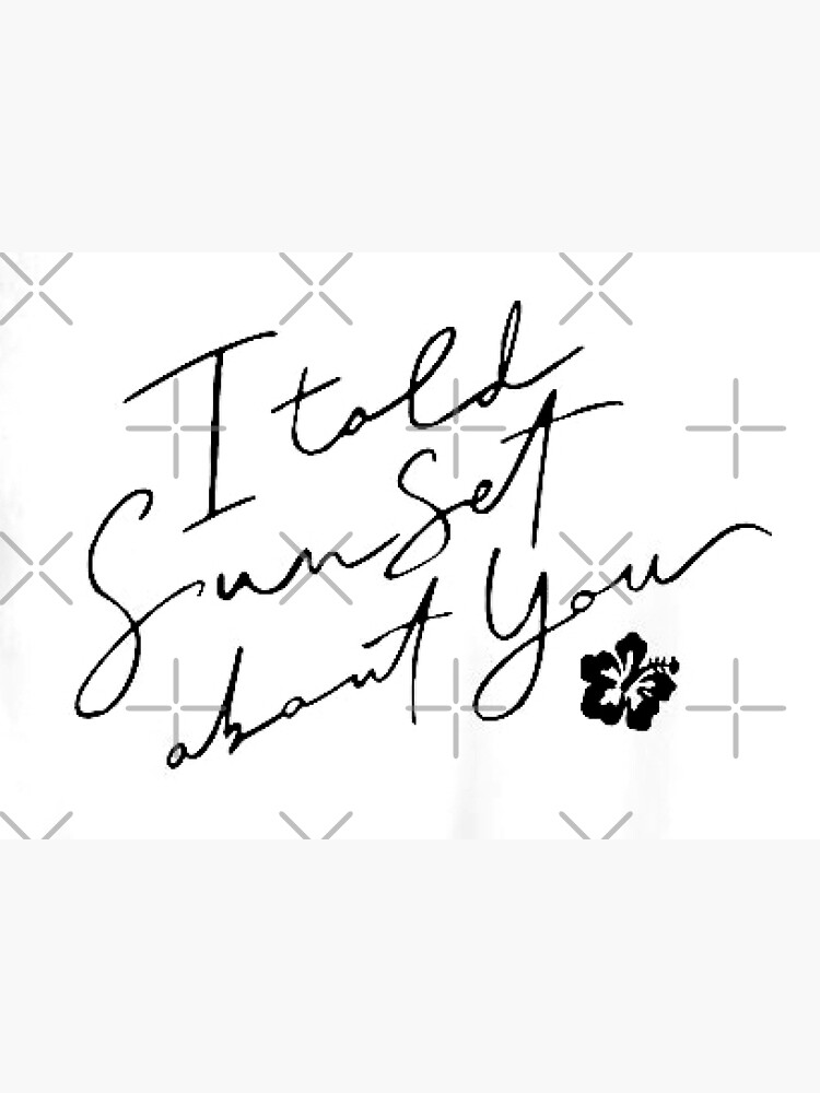 I told sunset about you itsay BL thai drama series Billkin PPkrit | Sticker