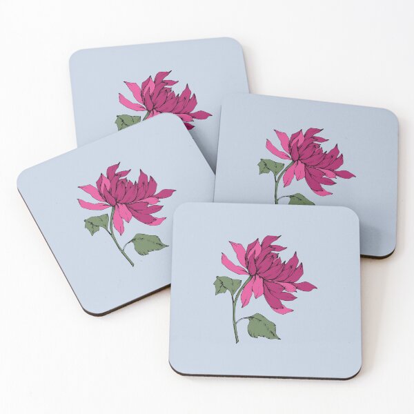 Item preview, cute pink flower Chrysanths (Chrysanthemum) designed and sold by Atlantico54.