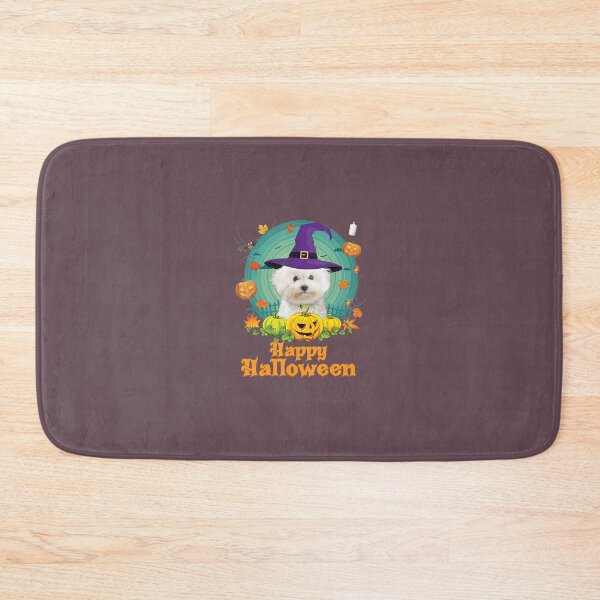 Item preview, Happy Halloween Bichons Frise Dog Witch Pumpkin Ghost Cute 	 	 designed and sold by jifxzwrshe29.