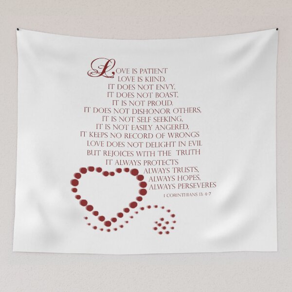 Item preview, Love is patient Valentine's design designed and sold by Swigalicious.