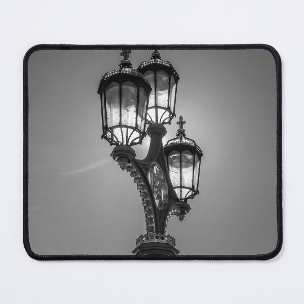 Item preview, Lamppost in black and white designed and sold by TDArtShop.