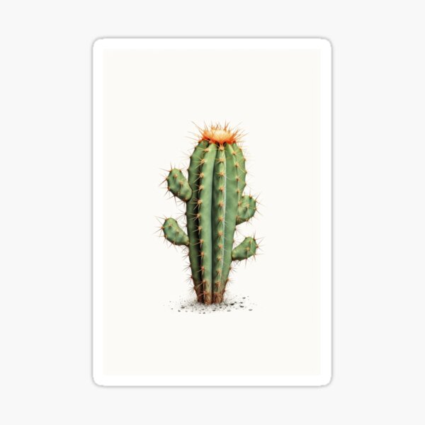 Item preview, Minimalistic Scandi Cactus Art designed and sold by CatPrintAlchemy.