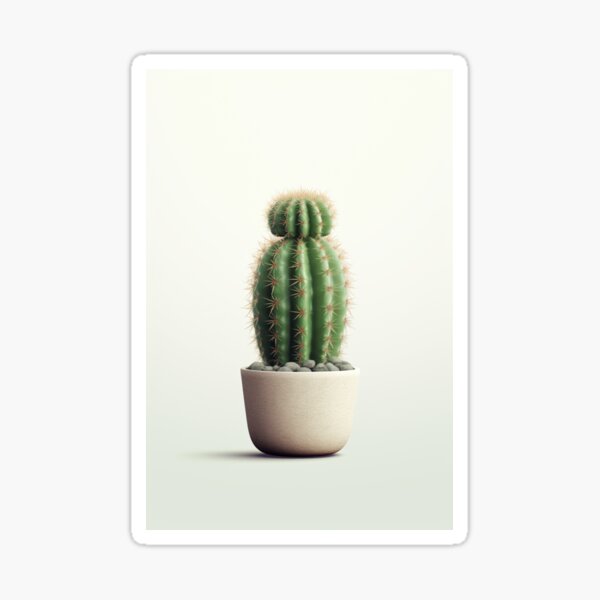 Item preview, Minimalistic Scandi Cactus Art designed and sold by CatPrintAlchemy.