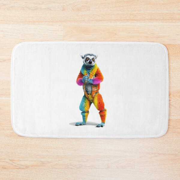 Item preview, Lemur In Jumpsuit Watercolor | Bold Colors  designed and sold by mwinter2205.