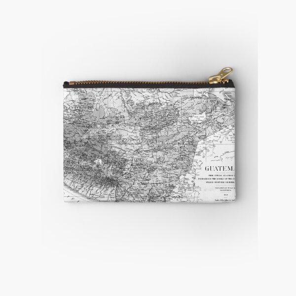 Item preview, Vintage Map of Guatemala (1902) BW  designed and sold by BravuraMedia.