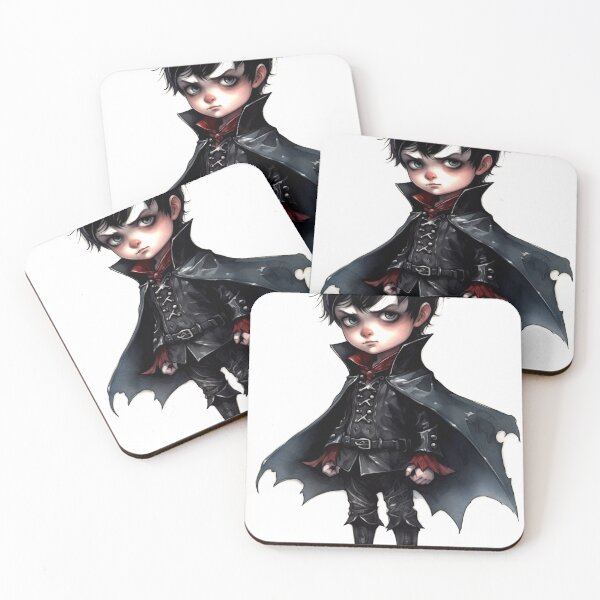 Item preview, Vampiric Character Clipart, Dark Gothic Art, Vampire Image, Bloodsucker, Nocturnal Creature, Horror Style Watercolor designed and sold by CoolorPaint.