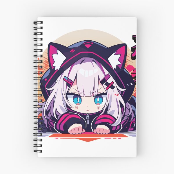 Item preview, Neon Ninja Neko designed and sold by Chibi Cat Art Corner.