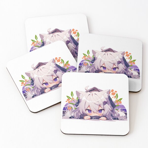 Item preview, Bashful Bouncer designed and sold by Chibi Cat Art Corner.