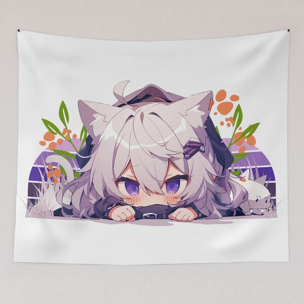Item preview, Bashful Bouncer designed and sold by Chibi Cat Art Corner.