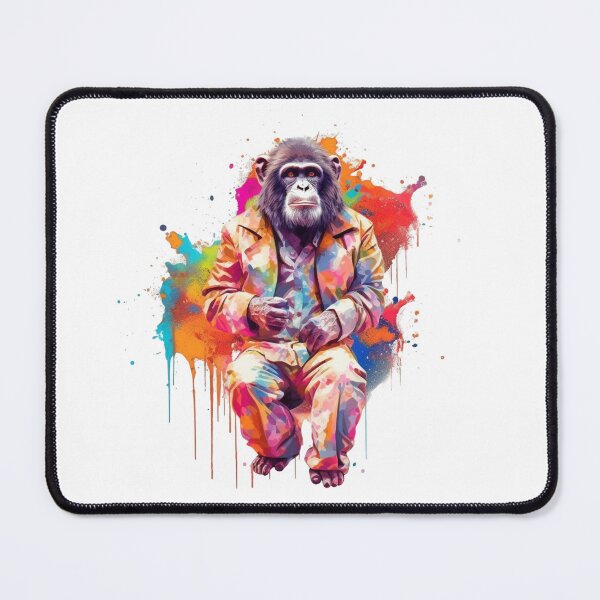 Item preview, Gorilla In Jumpsuit Watercolor | Bold Colors designed and sold by mwinter2205.